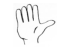 Hand symbol for classical statement