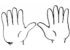 Hand symbol for direct statement